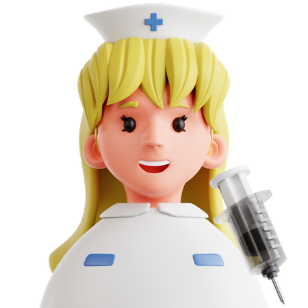 Female Nurse  3D Icon