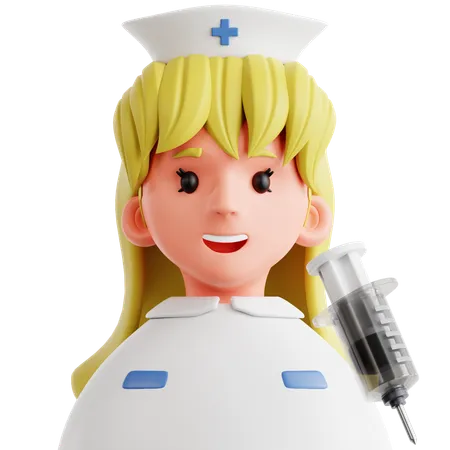 Female Nurse  3D Icon