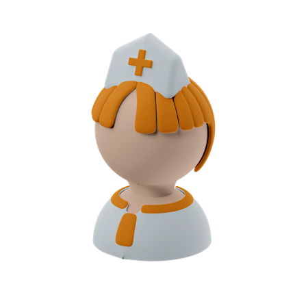 Female Nurse  3D Icon