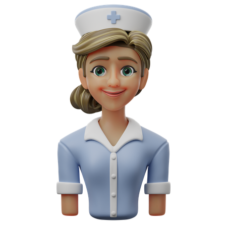 Female Nurse  3D Icon