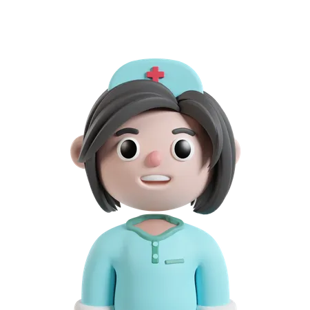 Female Nurse  3D Icon