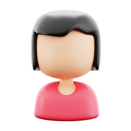 Female Patient  3D Icon