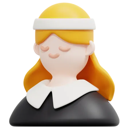 Female Pilgrimage  3D Icon