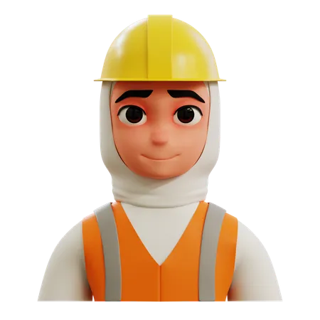 Female Project Manager  3D Icon
