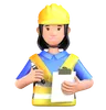 Female Safety Inspector