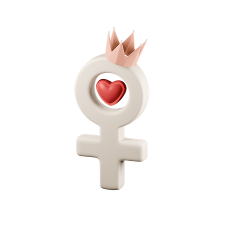 여성 사인  3D Icon