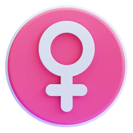 Female sign  3D Icon
