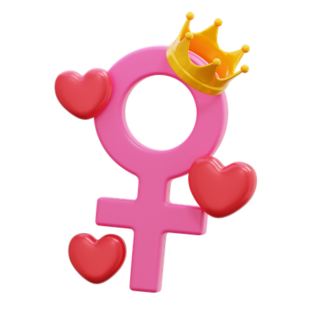 Female Sign  3D Icon