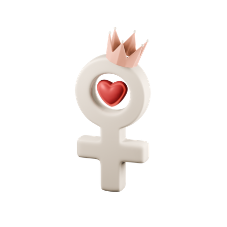 Female Sign  3D Icon