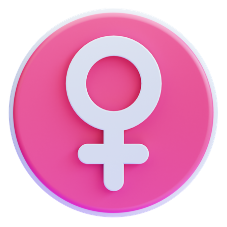 Female sign  3D Icon
