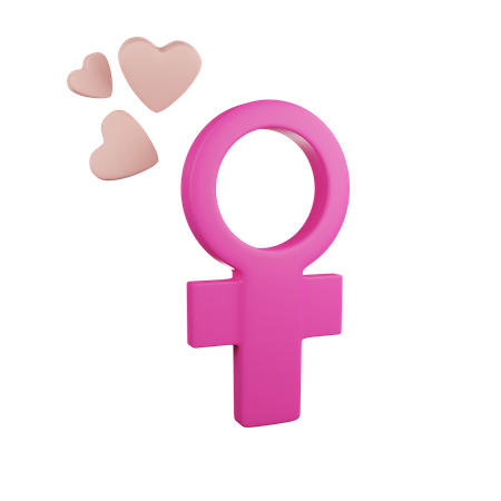 Female Sign  3D Icon