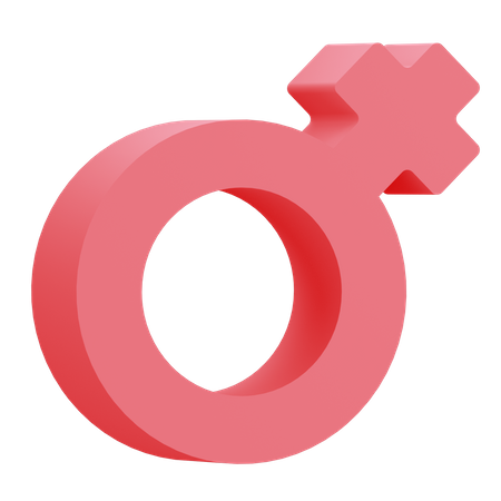 Female Sign  3D Illustration