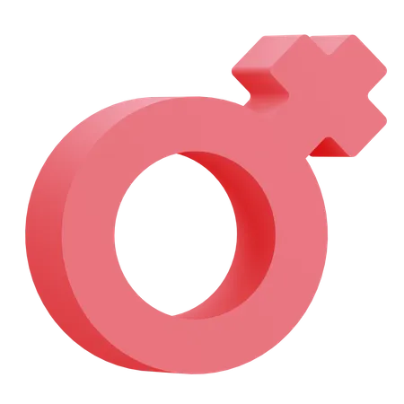 Female Sign  3D Illustration