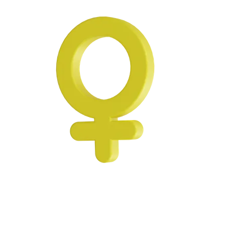 Female Sign 3D Icon