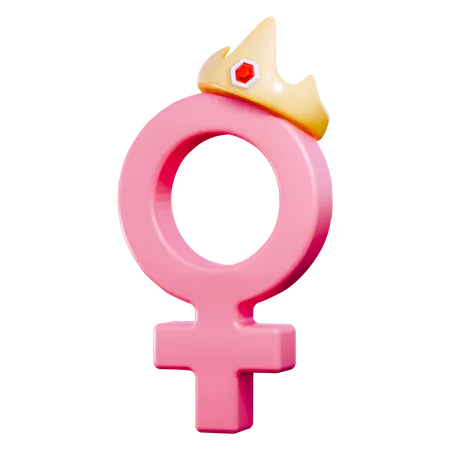 3 D International Womens Day 3D Icon