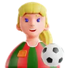 Female Soccer Player