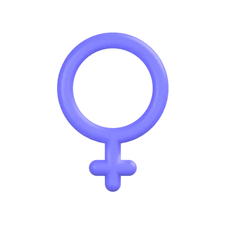 Female Symbol  3D Icon