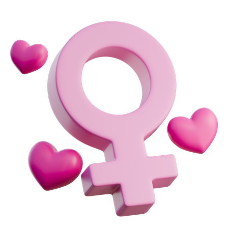 Female Symbol  3D Icon