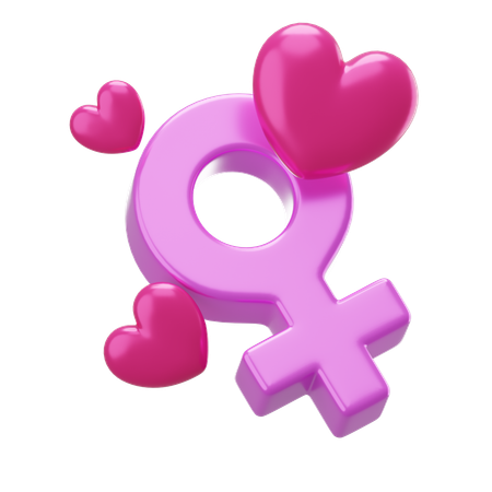 Female Symbol  3D Icon