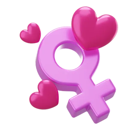 Female Symbol  3D Icon