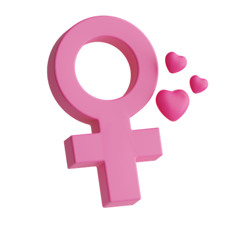 Female Symbol  3D Icon