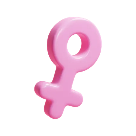 Female Symbol  3D Icon