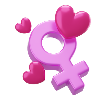 Female Symbol  3D Icon