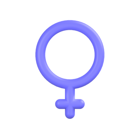 Female-symbol 3D Illustration