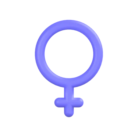 Female-symbol 3D Icon