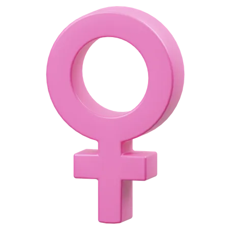 Female Symbol 3D Icon