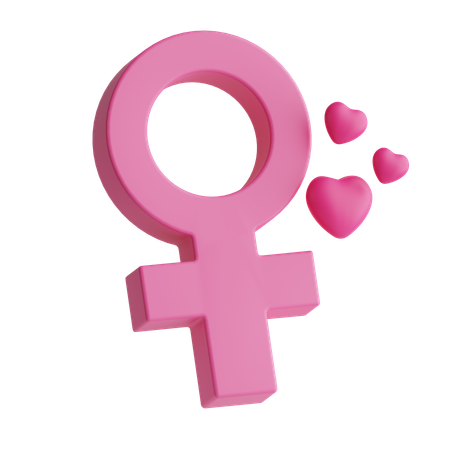 Female Symbol 3D Icon