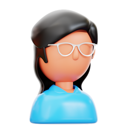 Female teacher  3D Icon