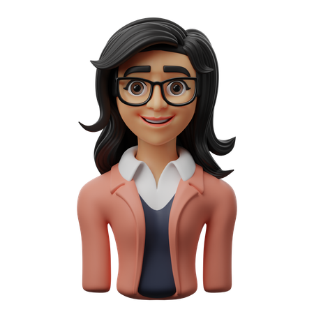 Female Teacher  3D Icon