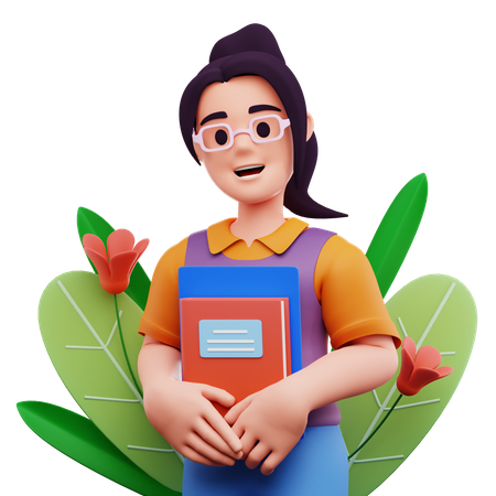 Female Teacher  3D Icon