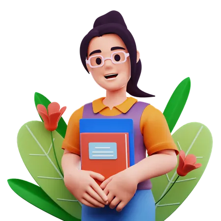 Female Teacher  3D Icon