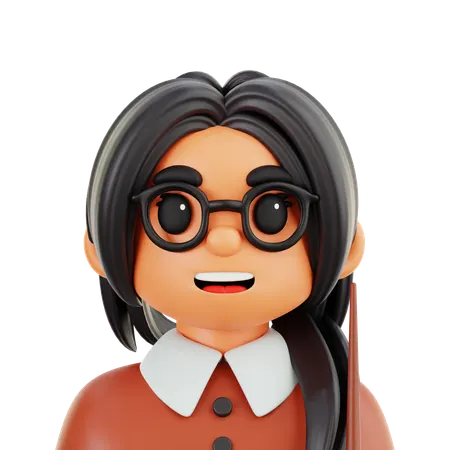 Female Teacher  3D Icon