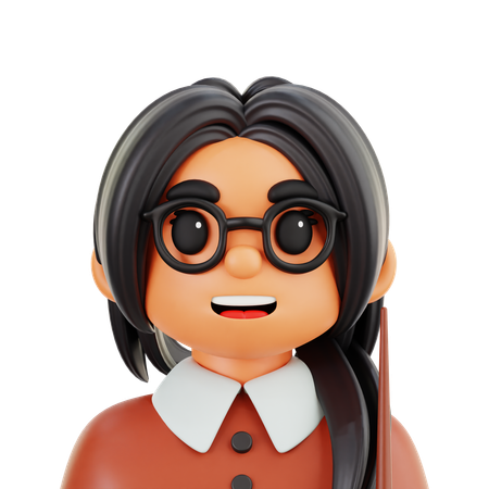 Female Teacher  3D Icon