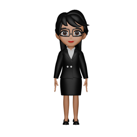 Female Teacher  3D Icon