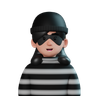 3d female thief emoji