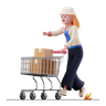 logistics box emoji 3d