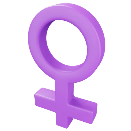 Fêmea  3D Icon