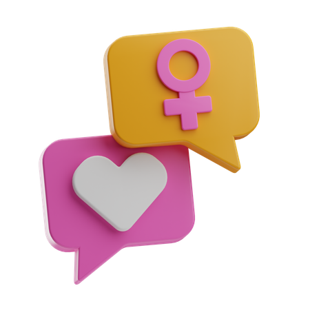 Feminism  3D Icon