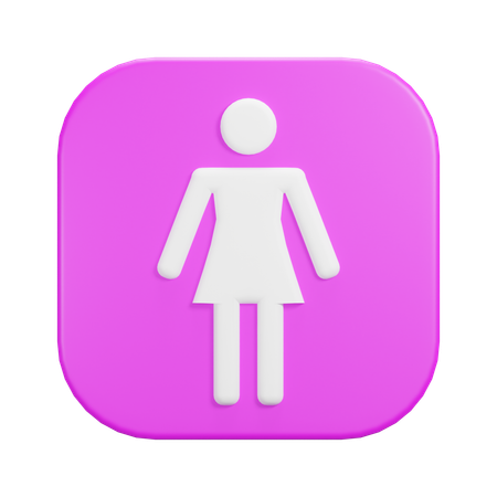 Femme  3D Icon