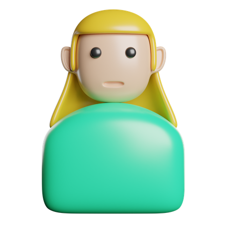 Femme  3D Icon