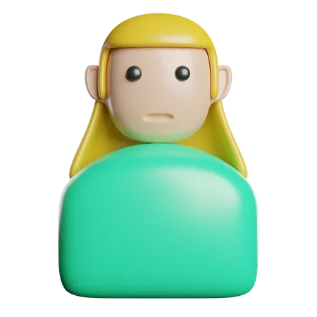 Femme  3D Icon