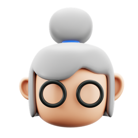 Femme âgée  3D Icon