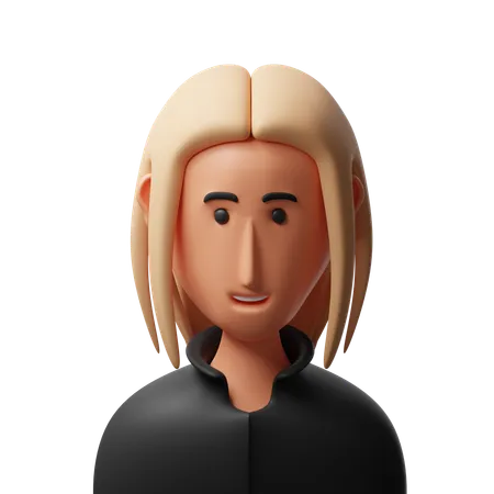 Avatar de femme  3D Icon