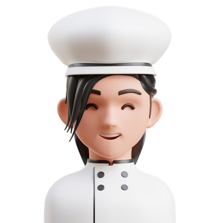 Femme chef  3D Icon