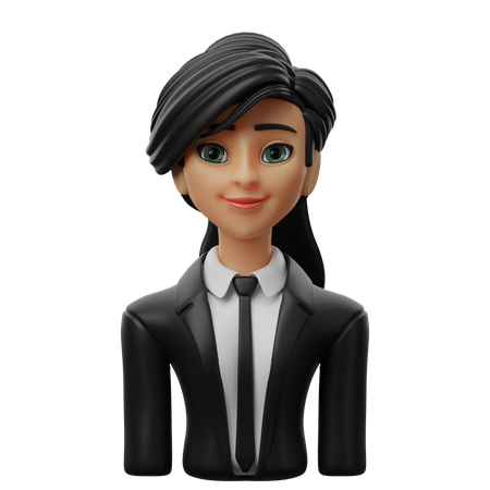 Femme d'affaires  3D Icon