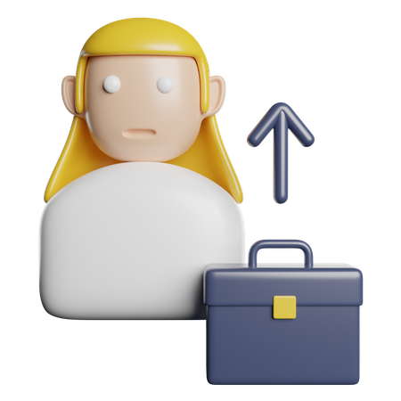 Femme d'affaires  3D Icon